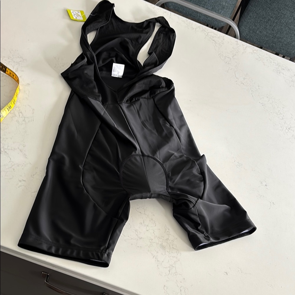 BNWT Men's Black Bib Cycling Shorts